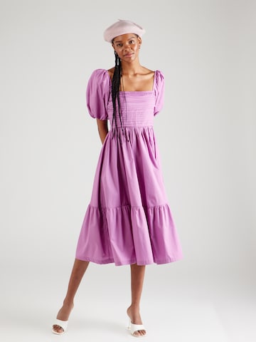 Robe de cocktail 'EMERSON' Abercrombie & Fitch en rose : devant