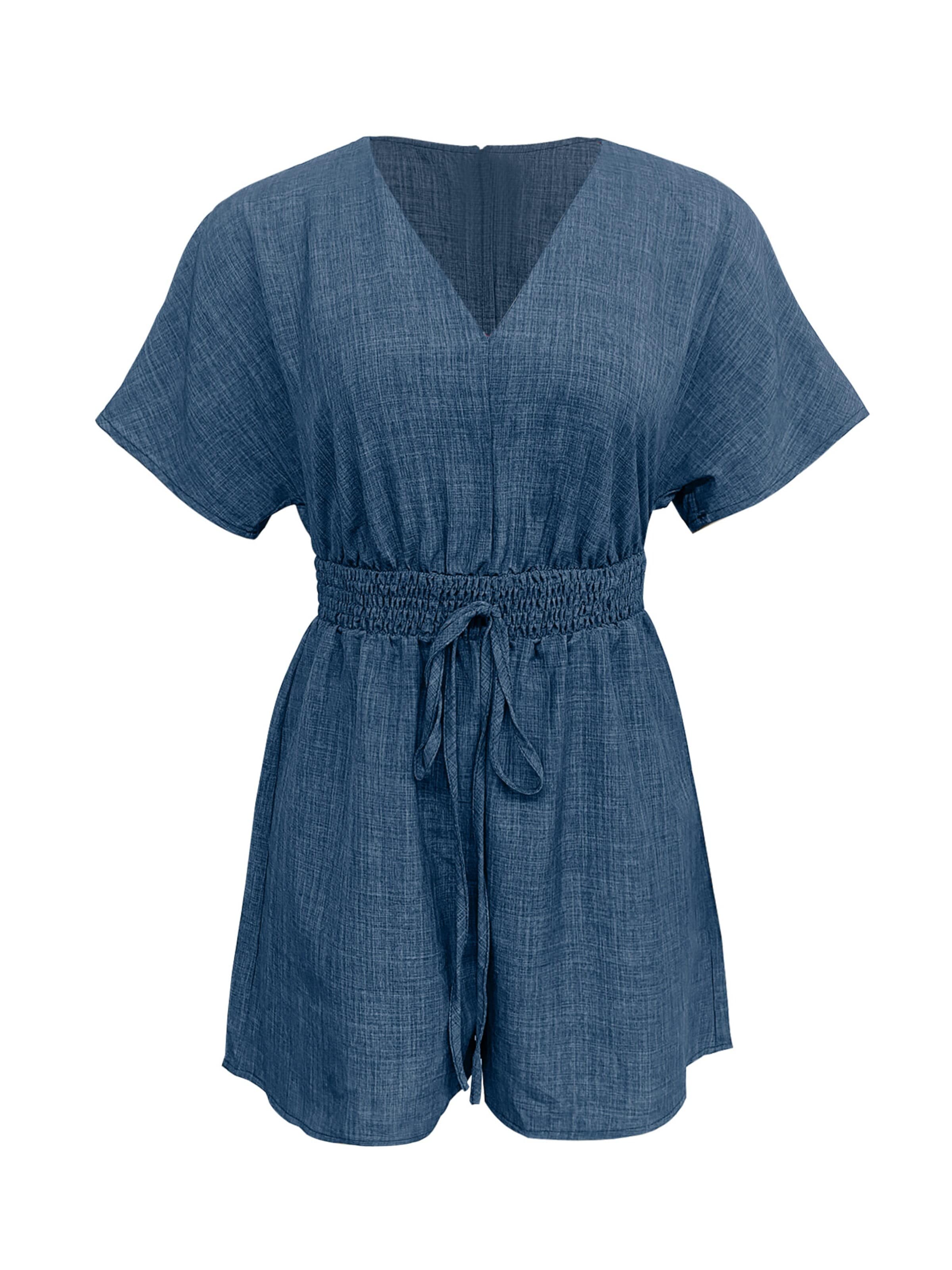 MEETWEE Jumpsuit in Blauw: voorkant