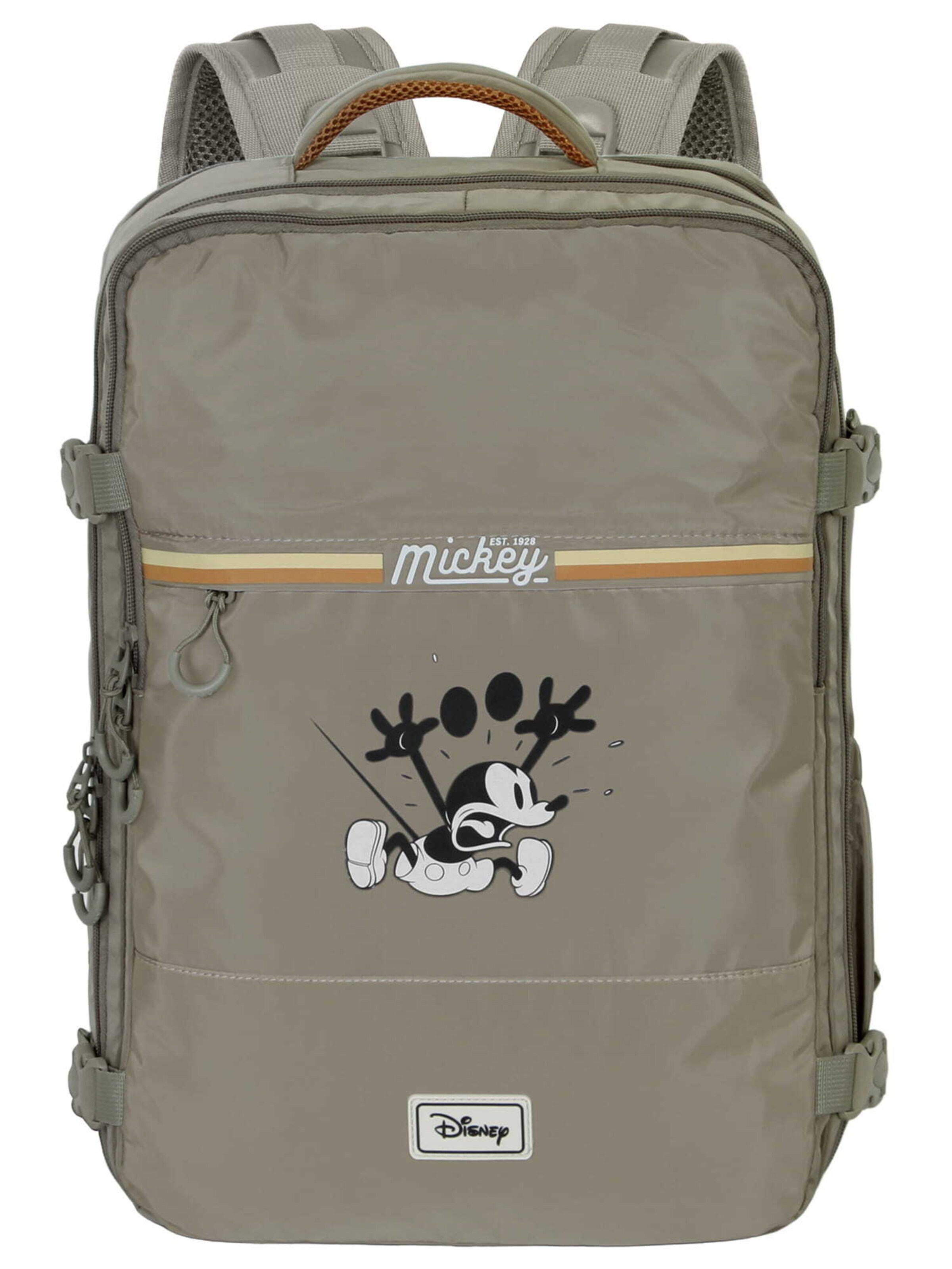 DISNEY Rucksack 'Mickey Mouse' in Braun: Vorderseite