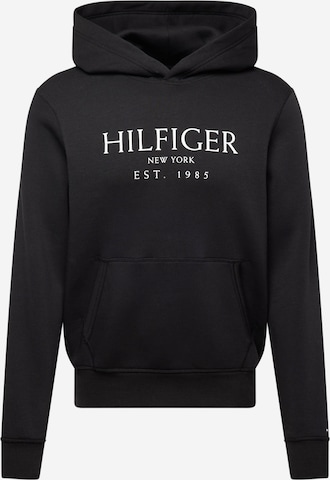 Hilfiger black hoodie discount