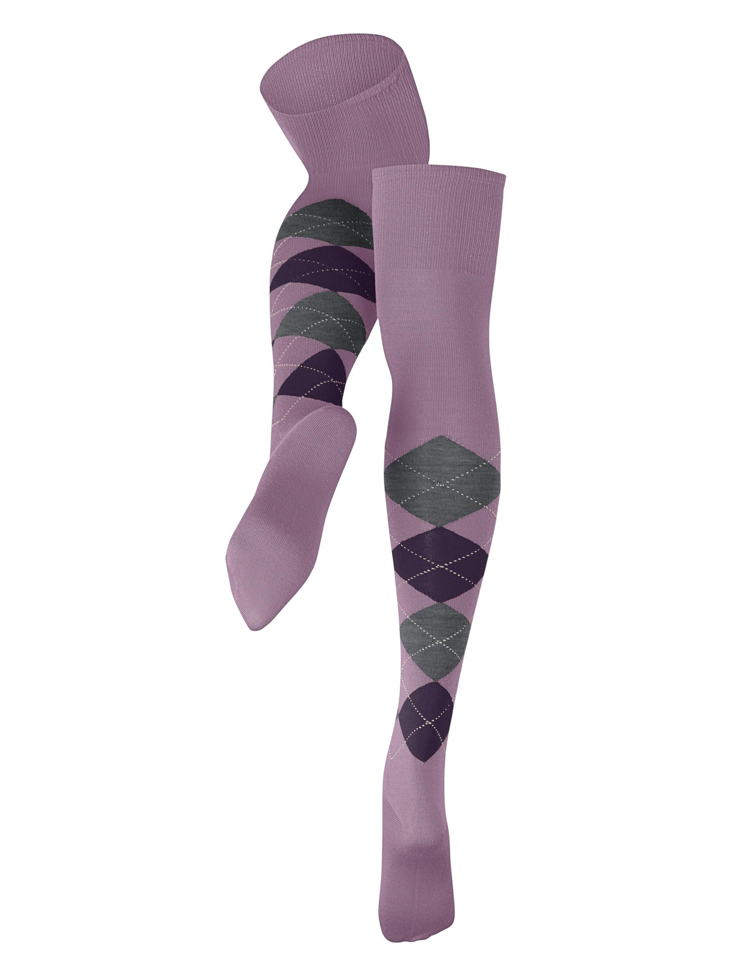 BURLINGTON Overknee Strümpfe 'Marylebone'‌‌‌‌‌‌‌‌‌‌ in Lila