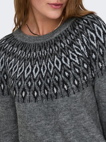 Pull-over 'Alina' ONLY en gris