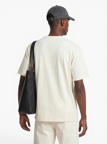 Tricou 'SLHAUBREY' de la SELECTED pe bej