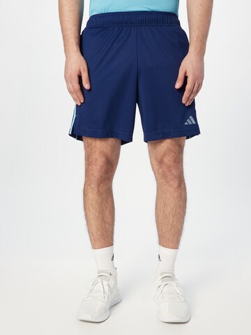 regular Pantaloni sportivi 'Workout Base' di ADIDAS PERFORMANCE in blu: frontale