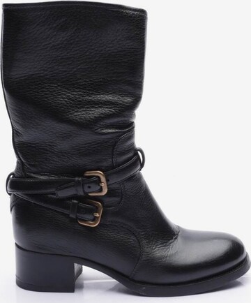 PRADA Dress Boots in 37 in Black: front