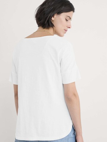 T-shirt 'Bryher View' Seasalt Cornwall en blanc