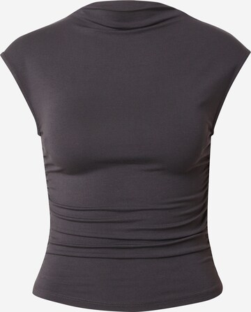 Top di Gina Tricot in grigio: frontale