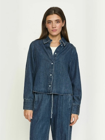 Soft Rebels Shirts ' SRKeira ' i blå: forside