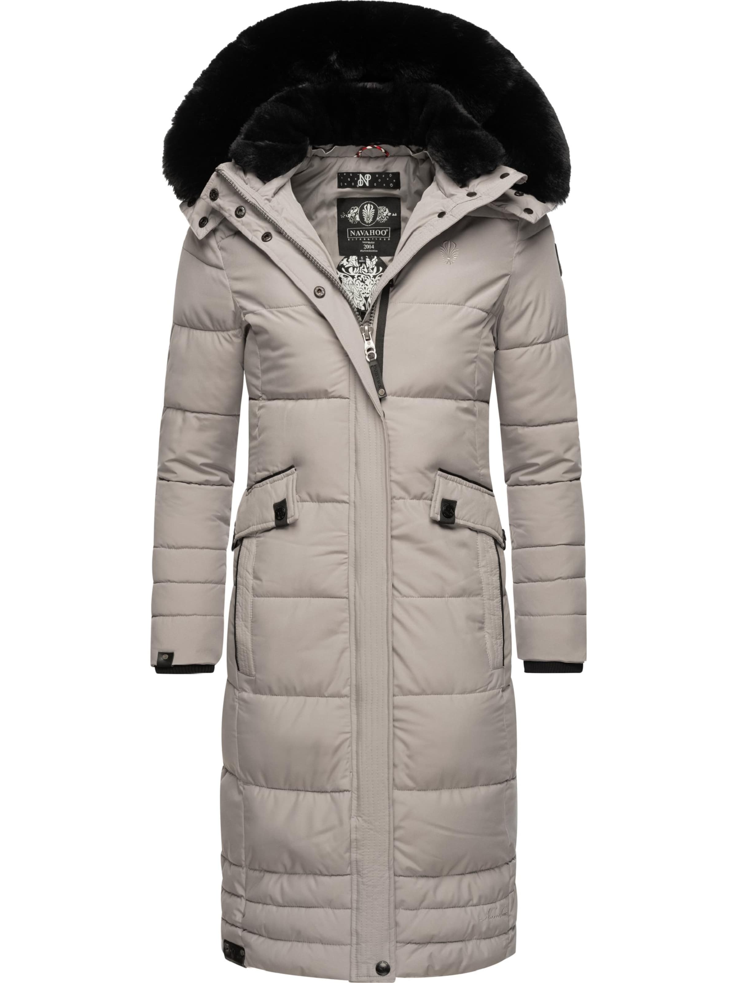 NAVAHOO Winter coat 'Fahmiyaa' in Grey: front