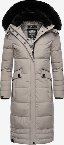 Manteau d’hiver 'Fahmiyaa' NAVAHOO en gris : devant