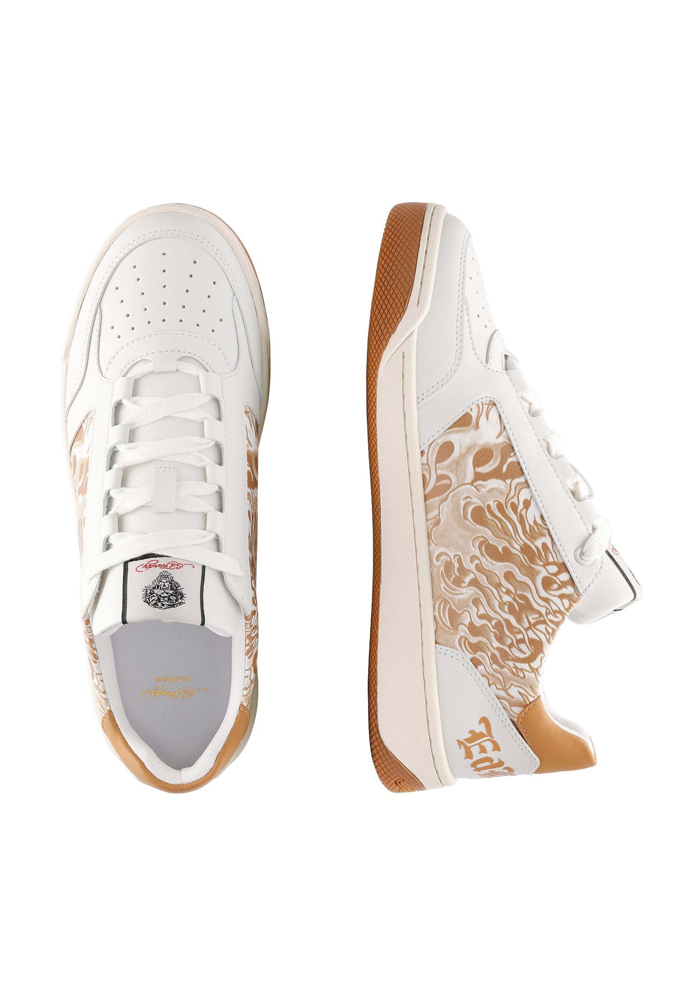 Baskets basses Ed Hardy en blanc