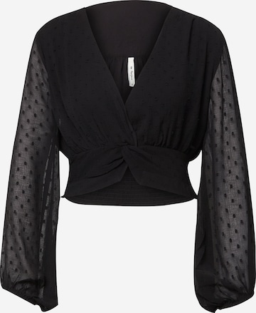 Pepe Jeans - Blusa 'Ayva' em preto: frente