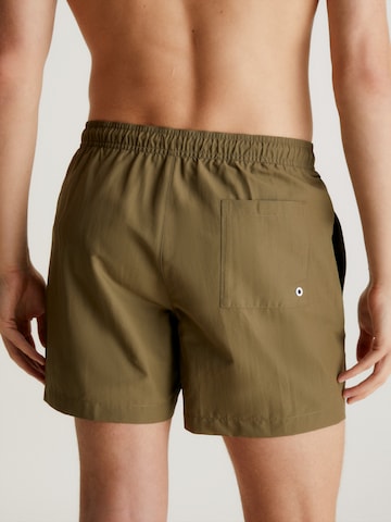 Calvin Klein Swimwear Board Shorts 'Intense Power' in Green