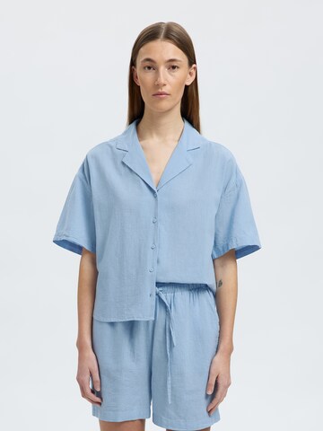 SELECTED FEMME - Blusa 'SLFLuisa' en azul: frente