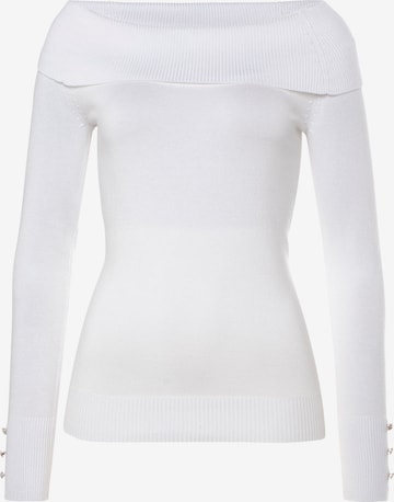 MELROSE Sweater in White: front