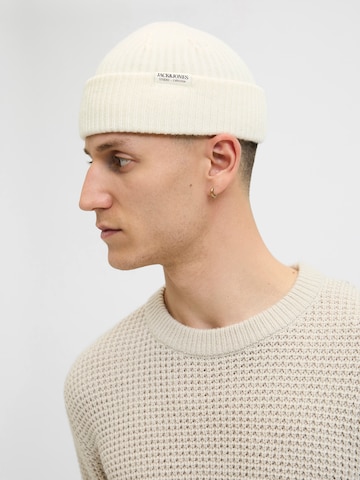 JACK & JONES - Gorra 'JACPREM' en blanco