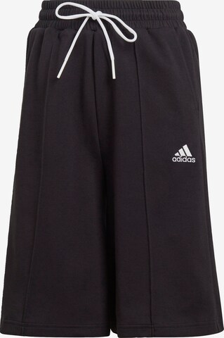 ADIDAS SPORTSWEAR Workout Pants in Black: front