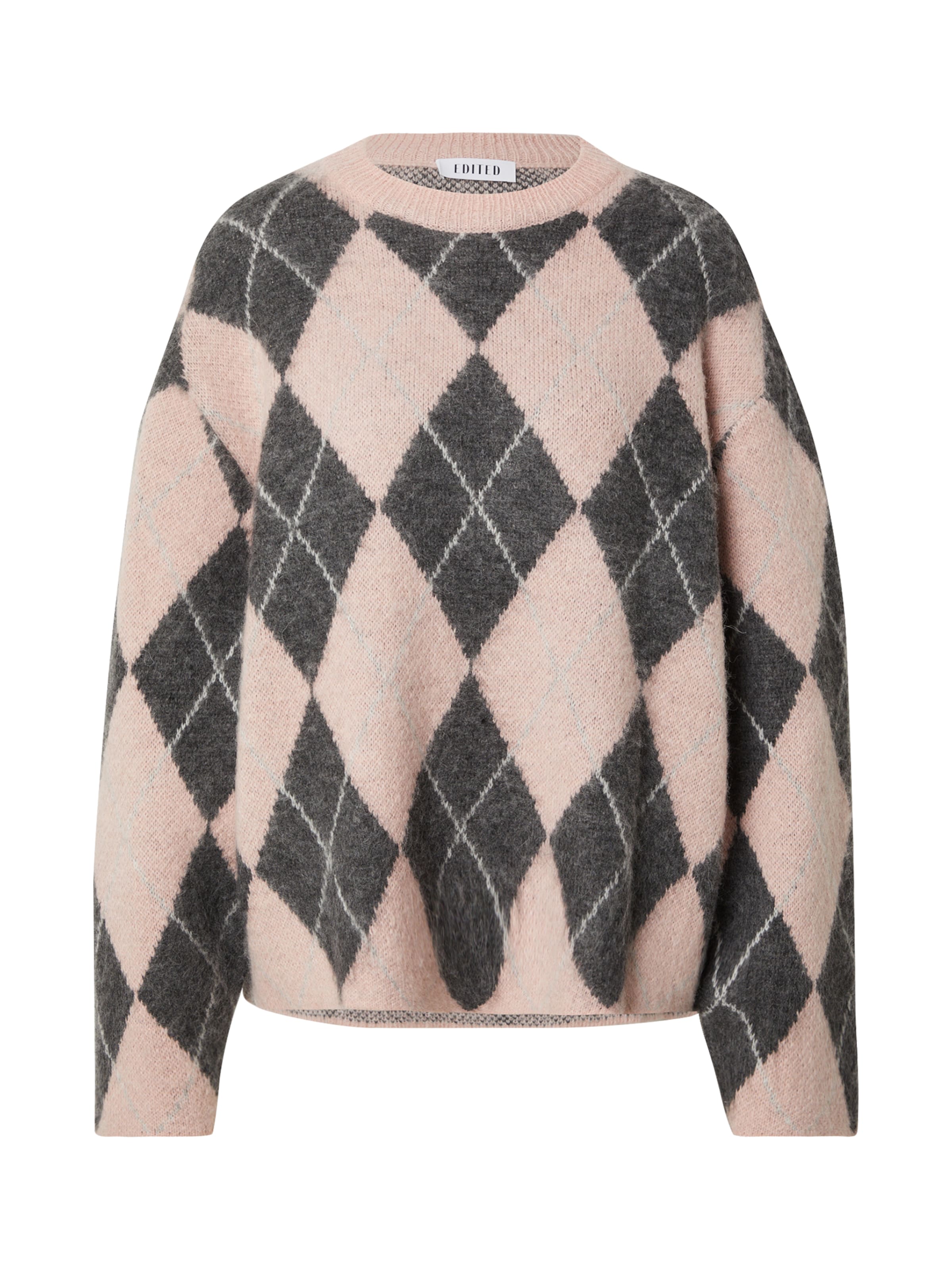 pilka EDITED Megztinis 'Harriet': priekis