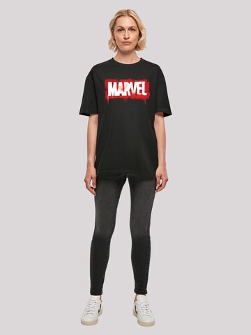 F4NT4STIC Shirt 'Marvel' in Zwart