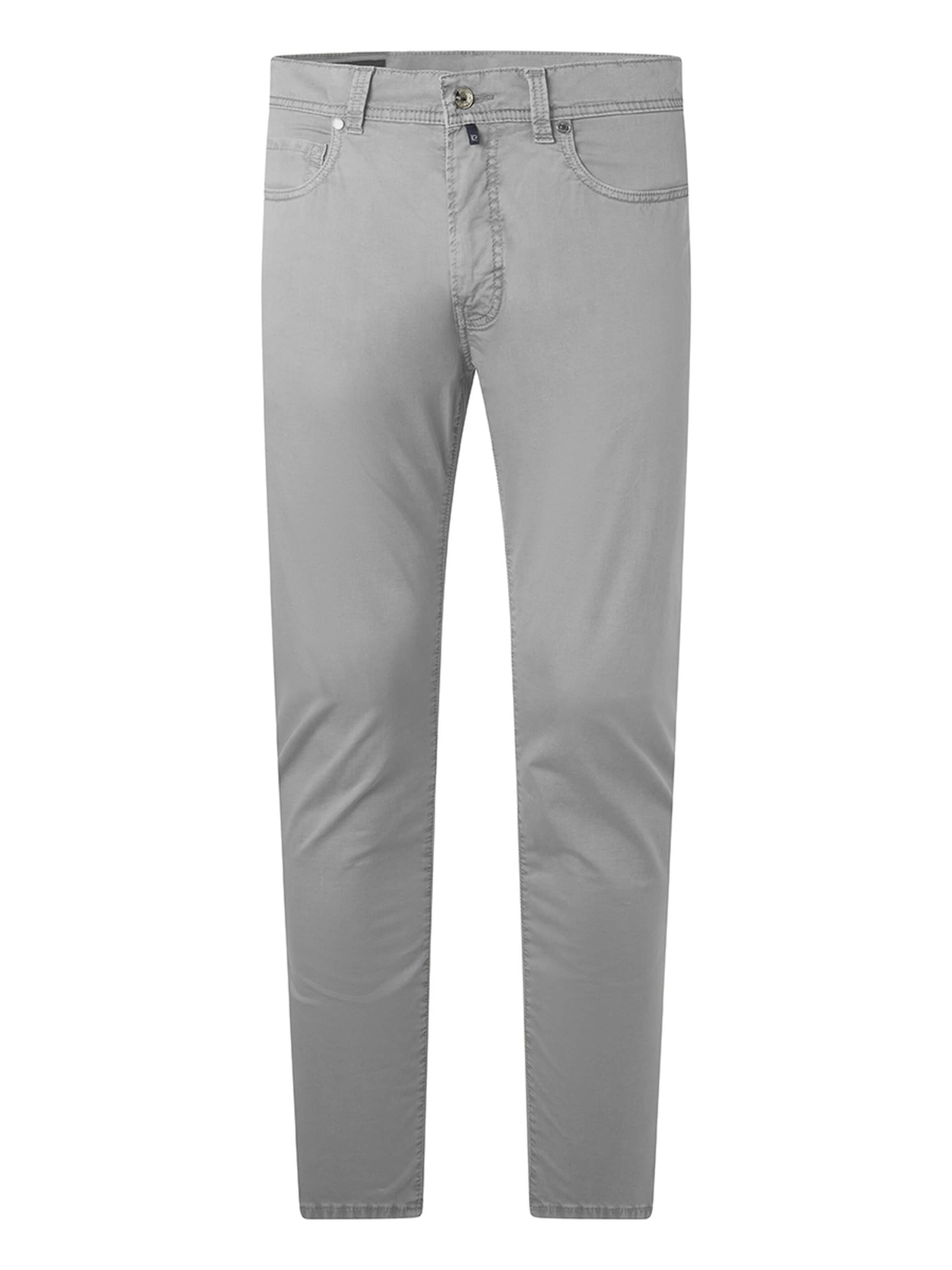 PIERRE CARDIN Chino 'Lyon' in Grijs: voorkant