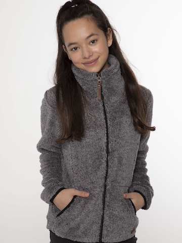 PROTEST Fleece jas 'Riri JR' in Grijs: voorkant