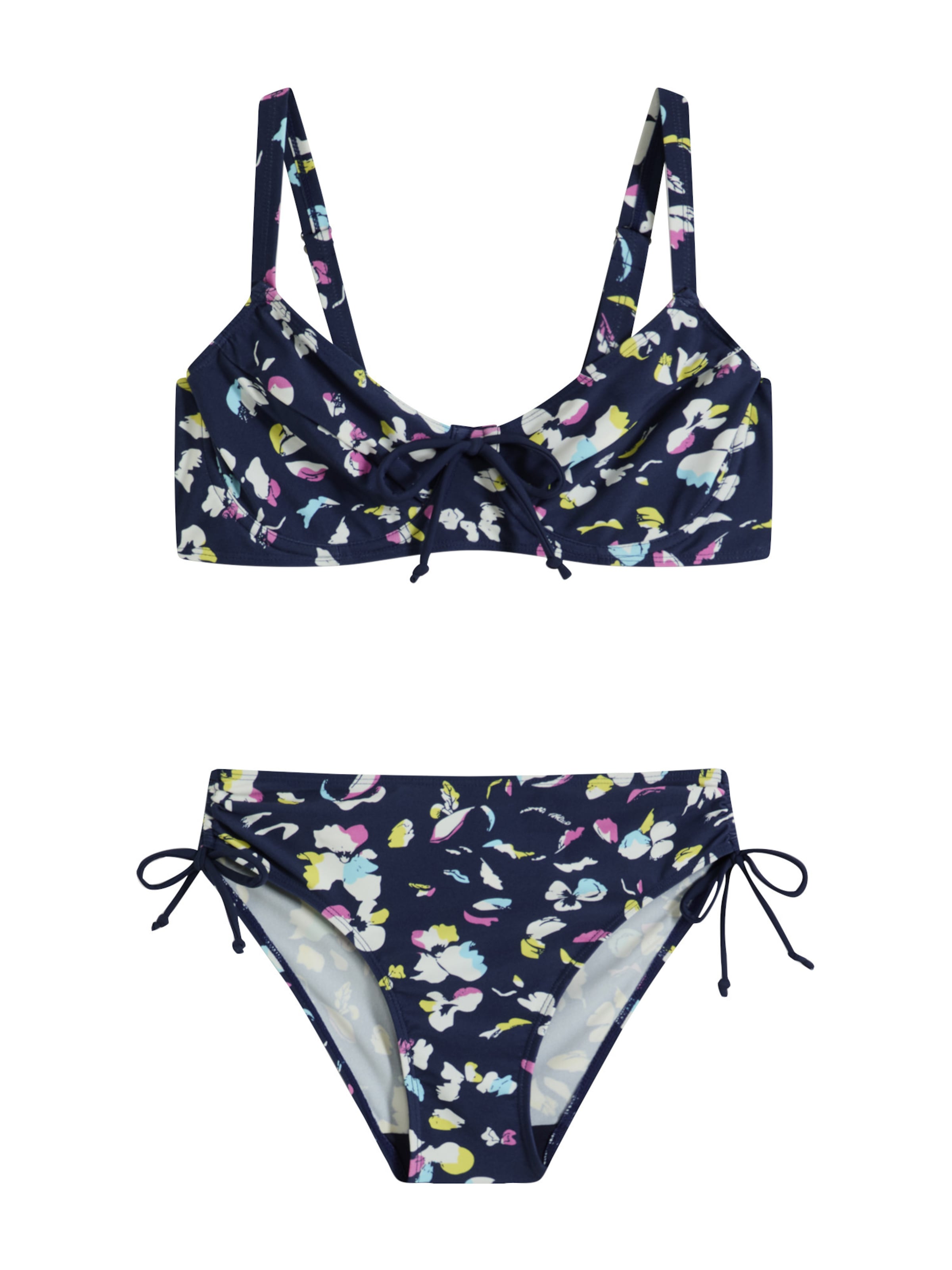 bonprix Minimizer Bikini in Blau: Vorderseite