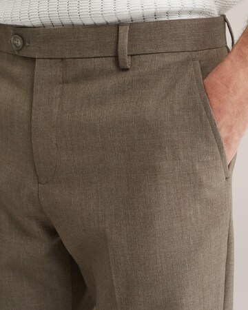 WE Fashion Слим Плиссированные брюки в Серый