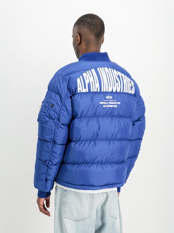 ALPHA INDUSTRIES Jacke 'Ma-1' in Blau: Vorderseite
