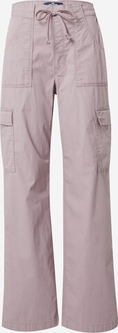 HOLLISTER Regular Карго панталон в лилав: отпред