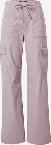 HOLLISTER Cargo trousers in Purple: front