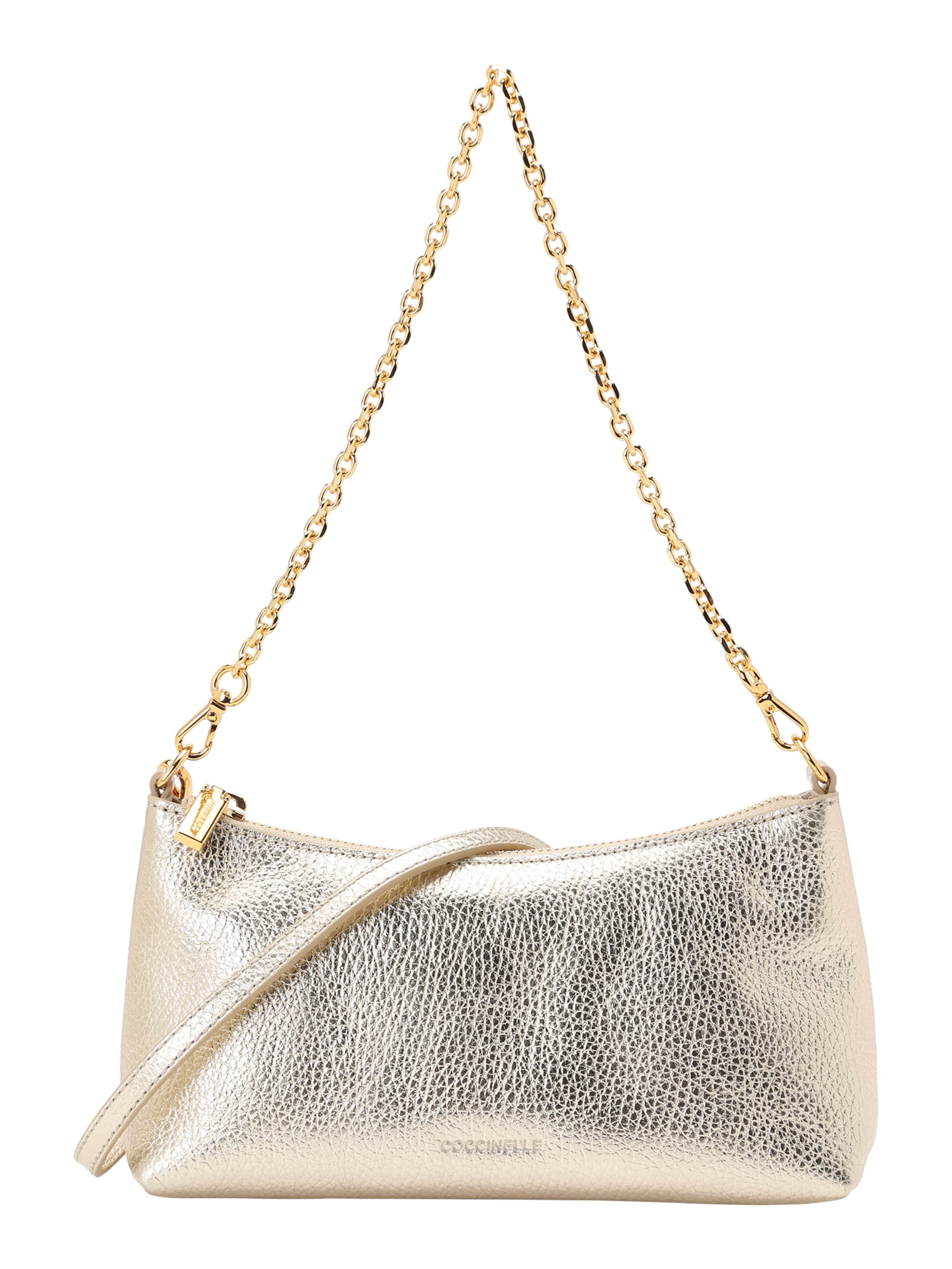 Coccinelle - Bolso de hombro 'Aura' en oro: frente