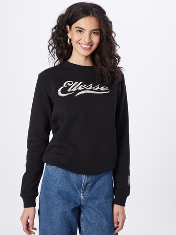 ELLESSE Sweatshirt 'Teno' in Schwarz: predná strana