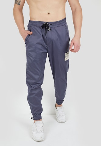 Tom Barron Regular Broek in Blauw: voorkant