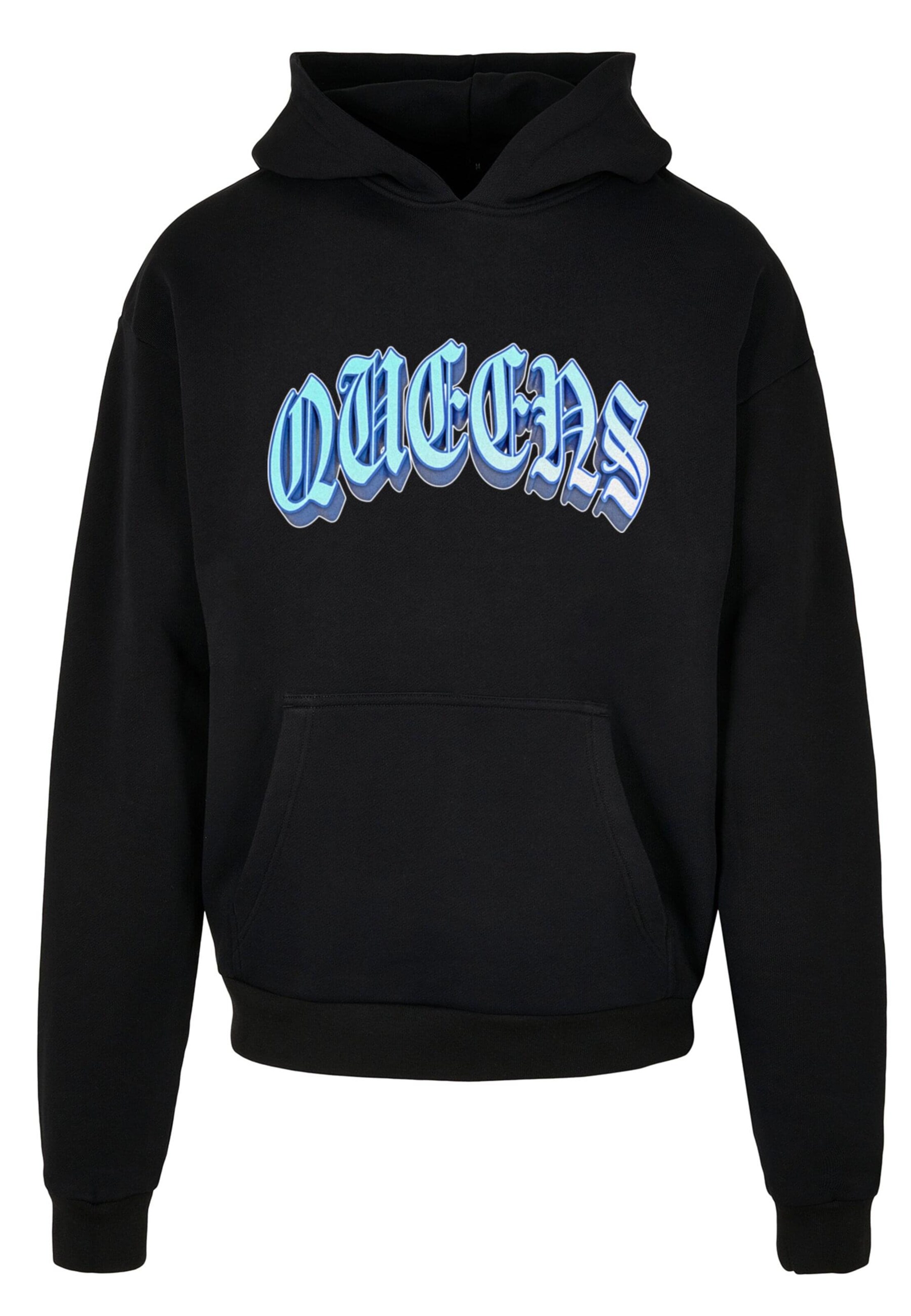 MT Upscale Sweatshirt 'Queens' in Schwarz: Vorderseite