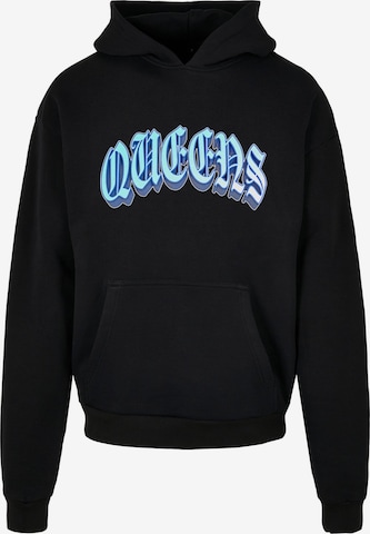 MT Upscale Sweatshirt 'Queens' in Zwart: voorkant