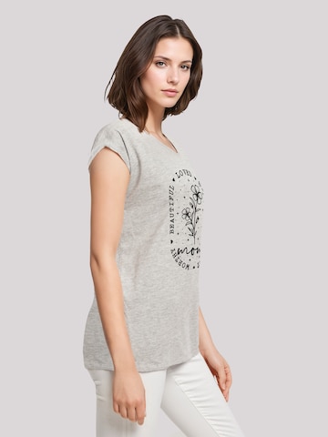 F4NT4STIC Shirt 'Mothers Day Black Art Print for Mom Best Mom Ever' in Grijs