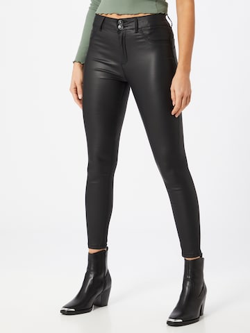 Skinny Pantalon Hailys en noir : devant