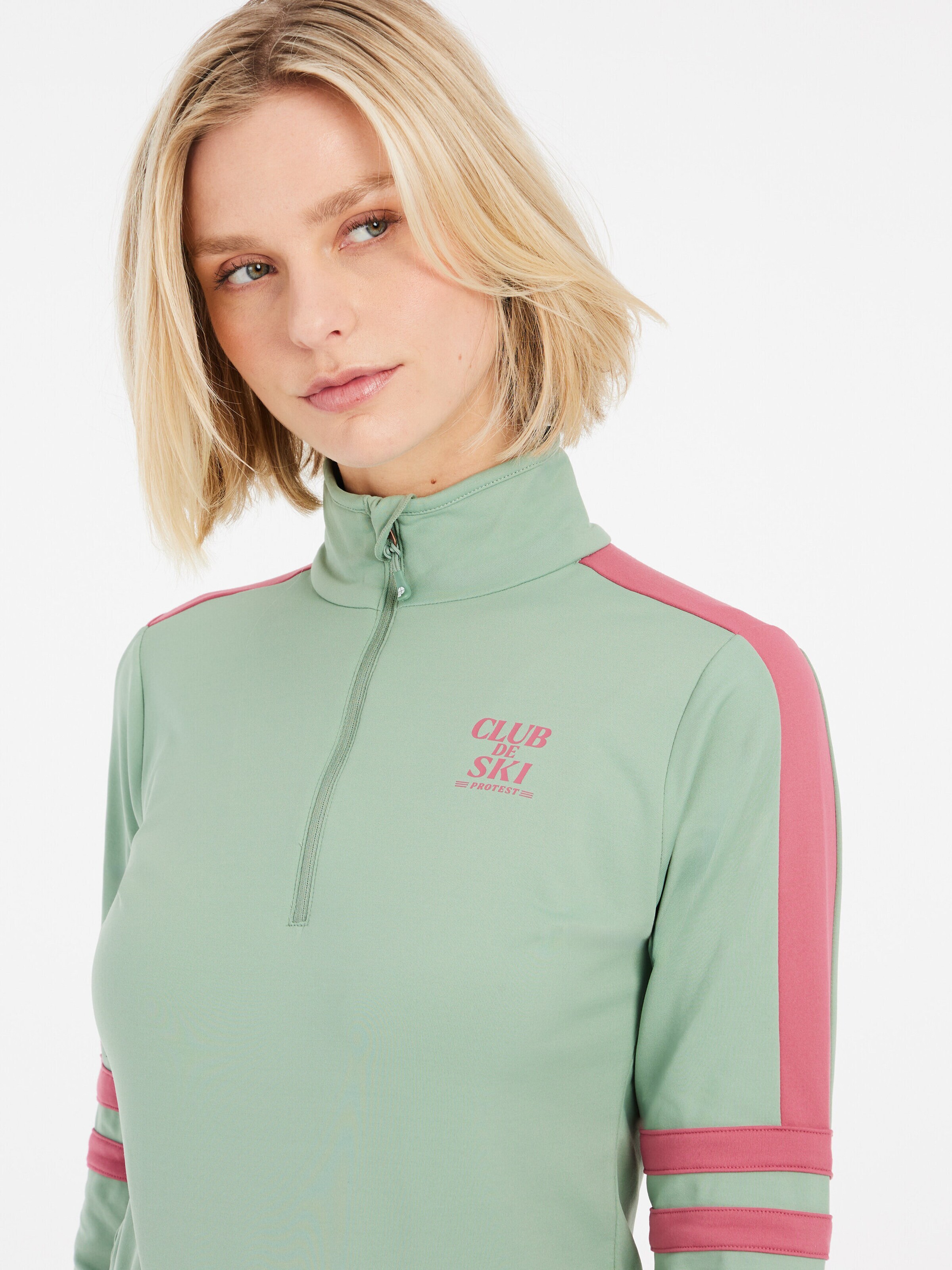 PROTEST Sportief sweatshirt 'PRTPRUE' in Groen