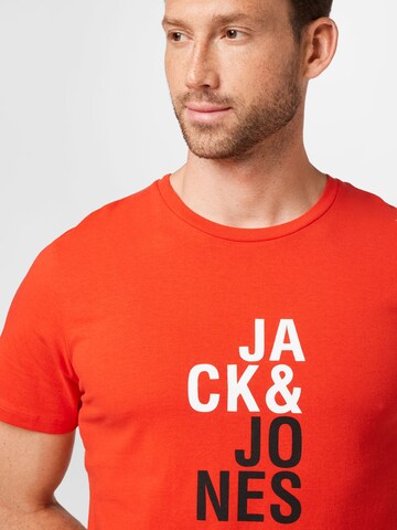 JACK & JONES - Camiseta 'MONO' en rojo