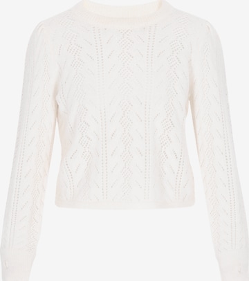 DreiMaster Vintage Pullover 'Vintage' in Weiß: Vorderseite