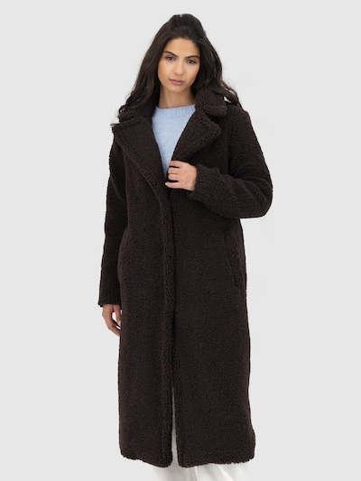 alife & kickin Winter jacket 'HariAK Wintermantel Damen' in M in Dark brown, Item view