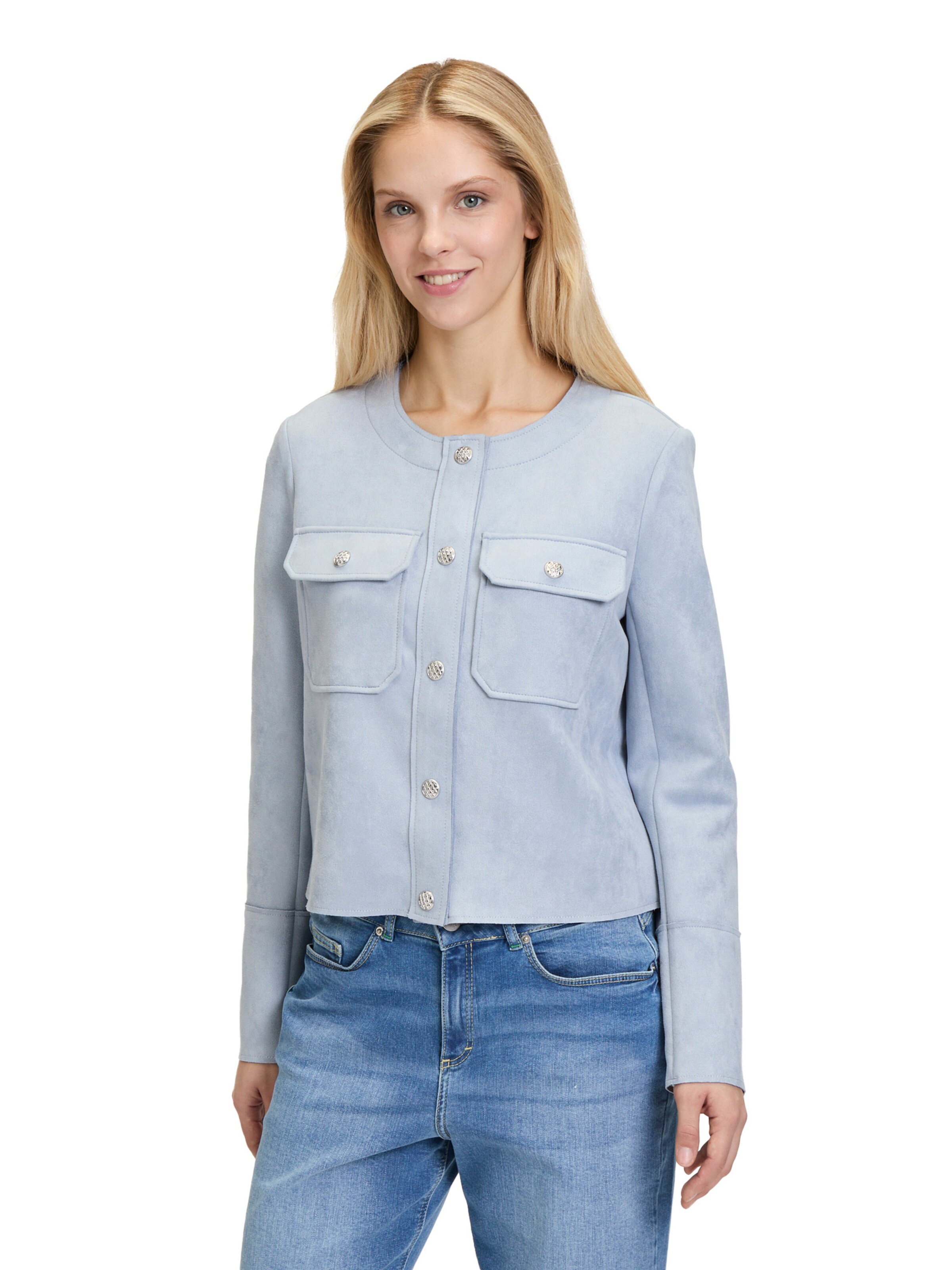 Veste mi-saison Cartoon en bleu : devant