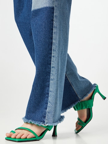 JDY Wide Leg Jeans 'Zikka' in Blau