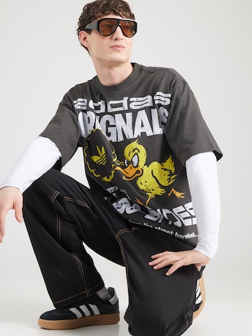 ADIDAS ORIGINALS Футболка 'DUCK' в Черный: спереди