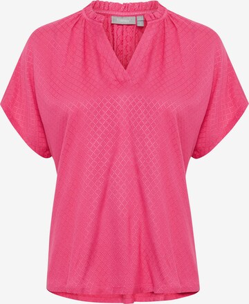 Camicia da donna 'Nemma' di Fransa in rosa: frontale
