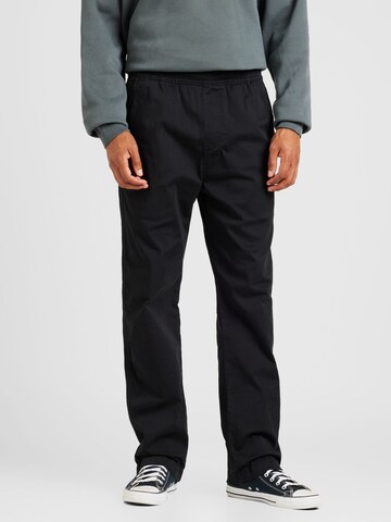 HOLLISTER Regular Pants in Black: front