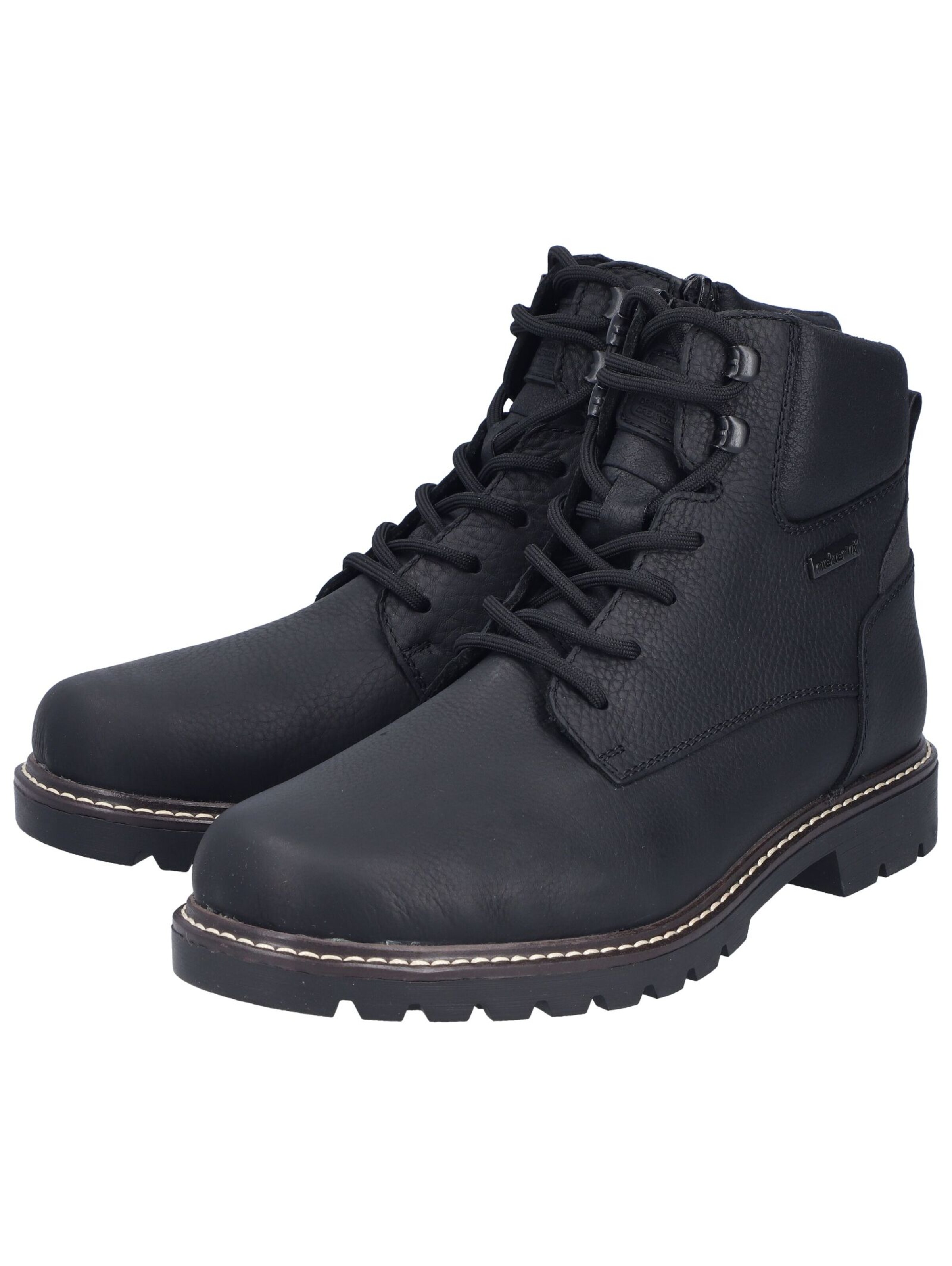 Rieker - Botas com atacadores em preto