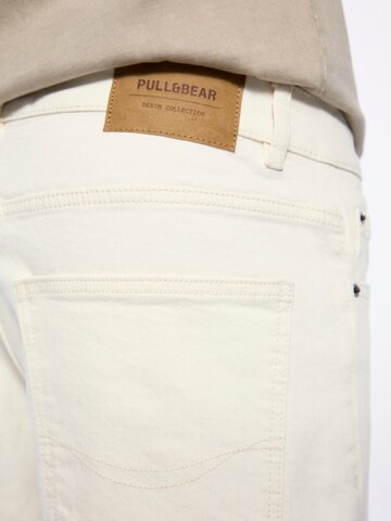 Coupe slim Jean Pull&Bear en beige