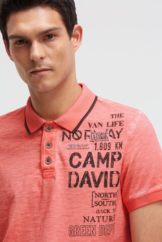 CAMP DAVID Shirt in Orange