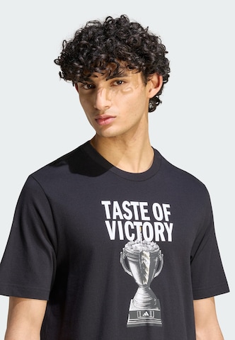 ADIDAS SPORTSWEAR - Camiseta funcional 'Taste Of Victory Cake' en negro